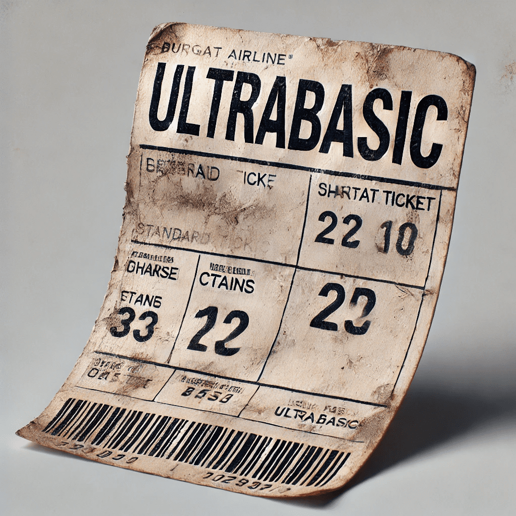 Is this the World's Worst Plane Ticket? Airline Unveils 'UltraBasic' Fare: No Carry-On Luggage, No Points, And You Board Last!