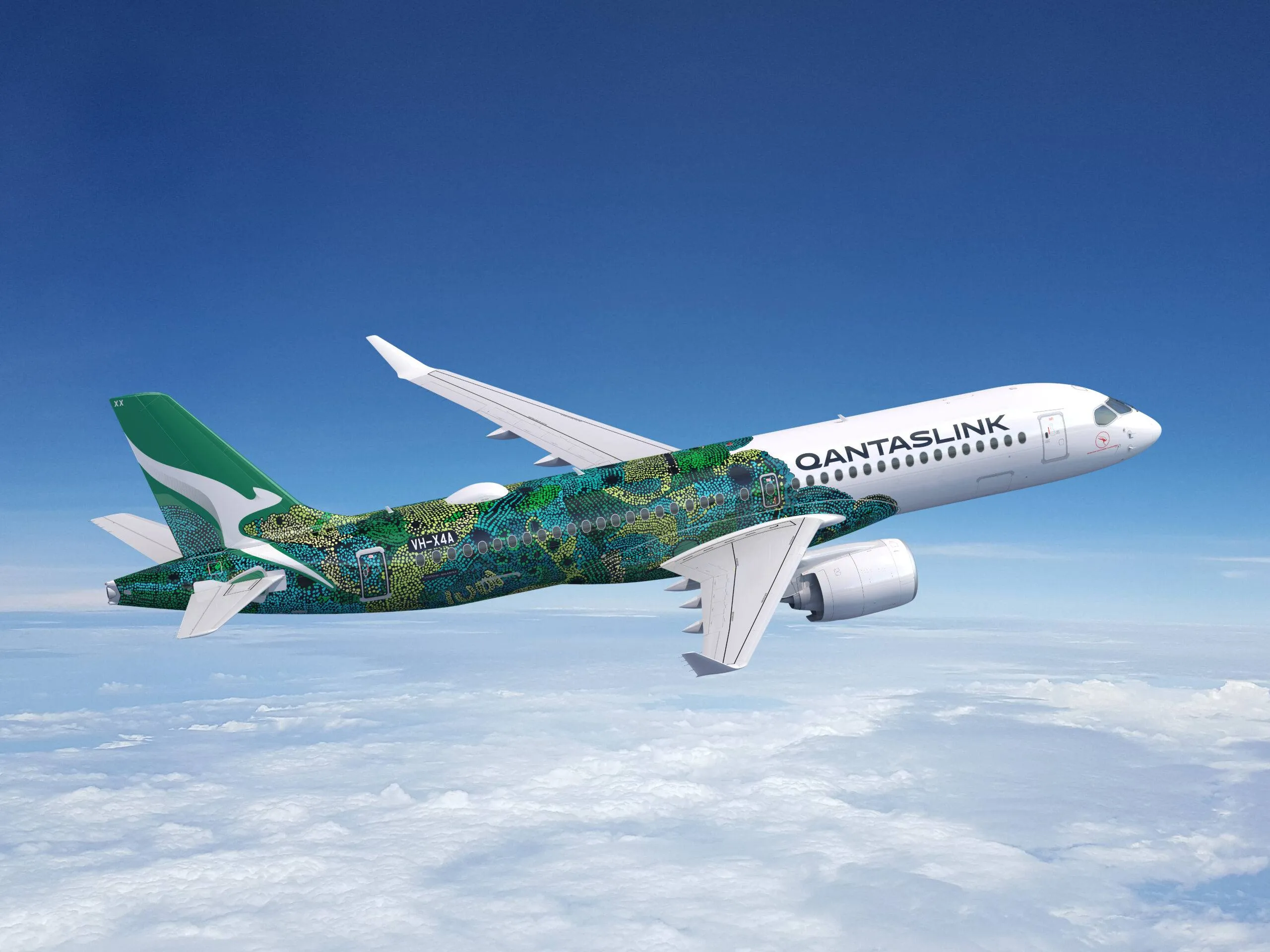 QantasLink’s first brand new Airbus A220 aircraft unveiled