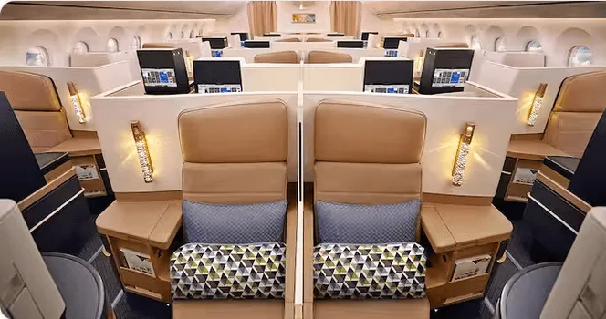 Etihad Business Class: Perth Rtn Milan $3517, Athens $3673, Zurich $4199, London $4232, Paris $4347 (Jul - Dec)