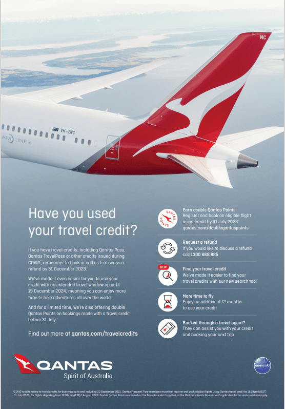 Is There Qantas Credit With Your Name On It?