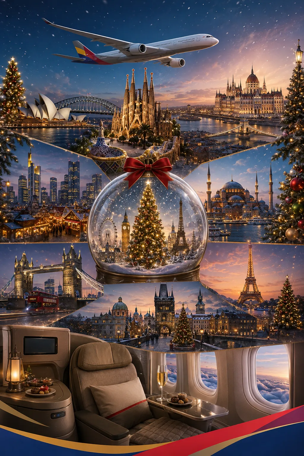 5-Star Business Class to Europe: Summer & Christmas from $5,728 return on Asiana & Korean Air (via Seoul, avoiding Middle East)