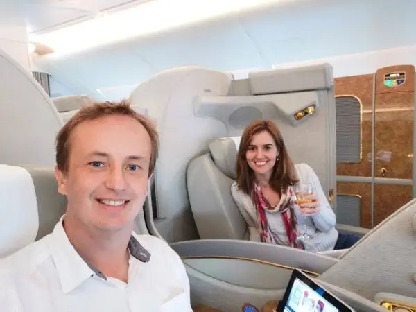 How I flew Emirates First Class on the Airbus A380 for $136!