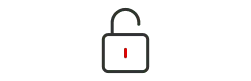 No lock in contract icon