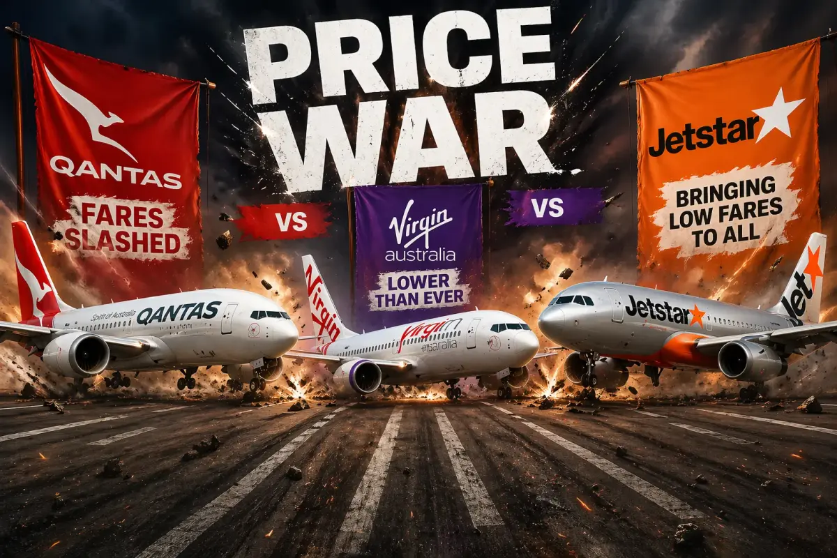 Qantas Domestic Flights from $92 One Way - Massive Sale