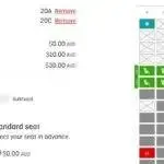 Seat Selection on a Qantas Flight