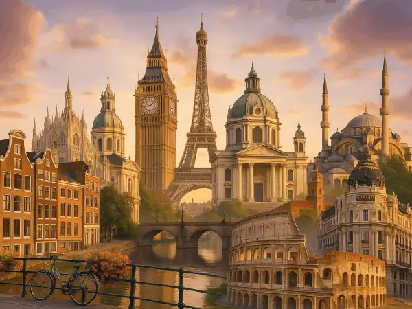 Korean Air & Asiana to Europe in Economy: Summer & Christmas from $1,311 return (via Seoul) - from Sydney promotional image