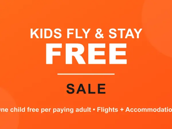 Featured deal: Jetstar Kids Fly & Stay FREE Packages: Gold Coast from $598, Cairns $603, Uluru $1,052 per Adult - Hero image