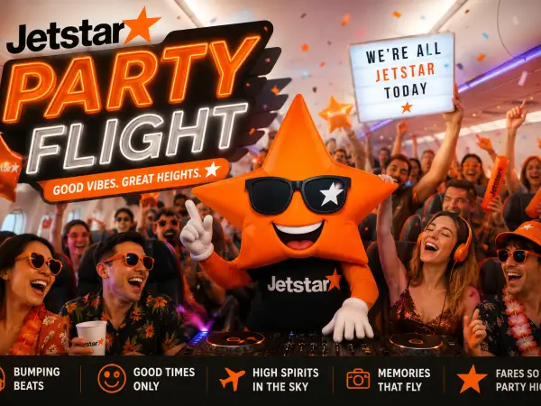 Jetstar 22nd Birthday Party Flight: Sydney to Townsville $22 with Shannon Noll! - from Sydney promotional image