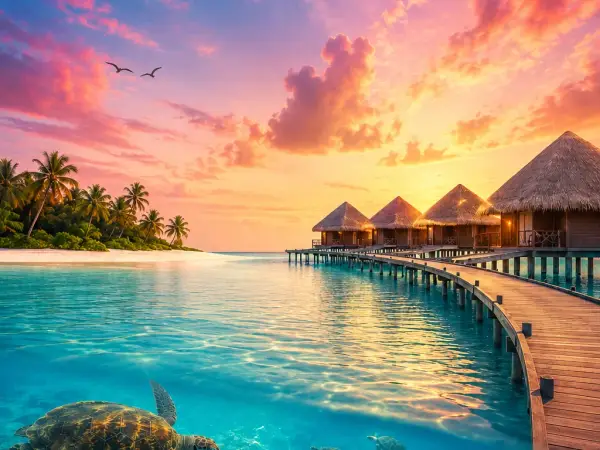 Luxury Escapes: $100 return flights Melbourne to Maldives DIRECT - First time ever! - from Melbourne promotional image