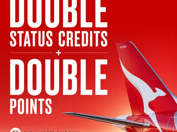 Qantas Double Status Credits or Points on Domestic & Trans-Tasman Flights (Travel May-Aug 2026)