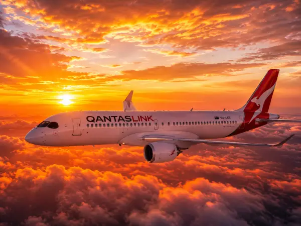 QantasLink Birthday Sale: Domestic Flights from $99 (Kangaroo Island-Adelaide, Port Lincoln-Adelaide + More) - from Kangaroo Island, Port Lincoln, Whyalla, Ballina, Armidale, Bendigo, Bundaberg, Burnie, Dubbo, Fraser Coast, Geraldton, Merimbula, Mildura, Orange, Wagga Wagga, Griffith, Moree, Sunshine Coast, Toowoomba, Hamilton Island, Emerald, Longreach, Broome, Kalgoorlie, Karratha, Newman, Paraburdoo, Horn Island, Weipa, Mount Isa, Cloncurry, Broken Hill, Moranbah + More Regional Cities promotional image