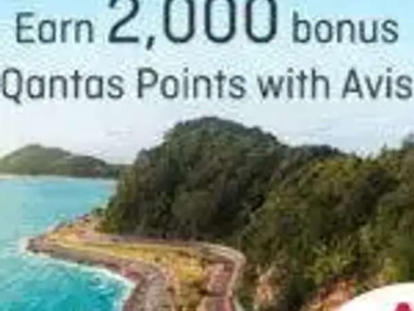 Drive away with 2,000 bonus Qantas Points with Avis (Plus 4 Points per $1 Spent)
