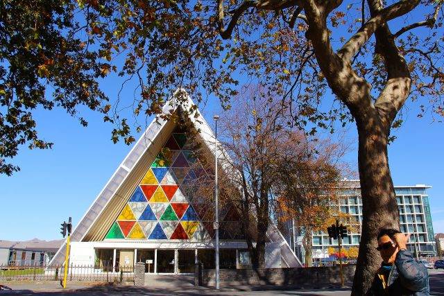 Cardboard Cathedral in Christchurch, New Zealand