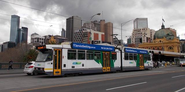 Trams in Melbourne CBD