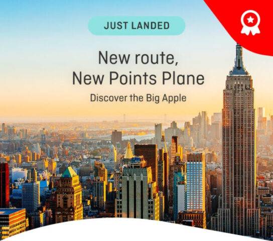 Qantas New York Points Plane